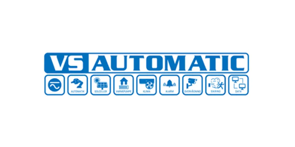 VS Automatic logo med teknologiske ikoner